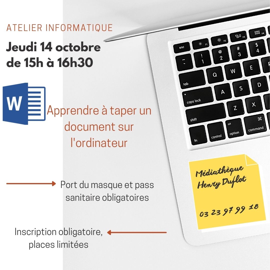 Infos de l'atelier