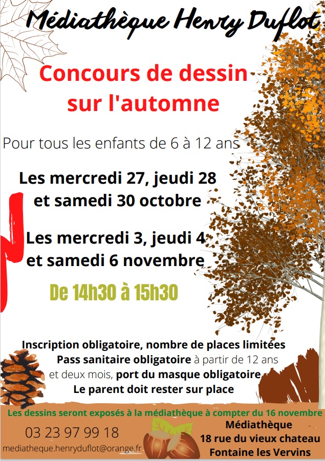 Informations sur le concours de dessin