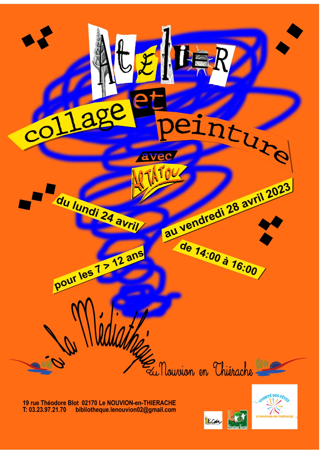 atelier collage et peinture