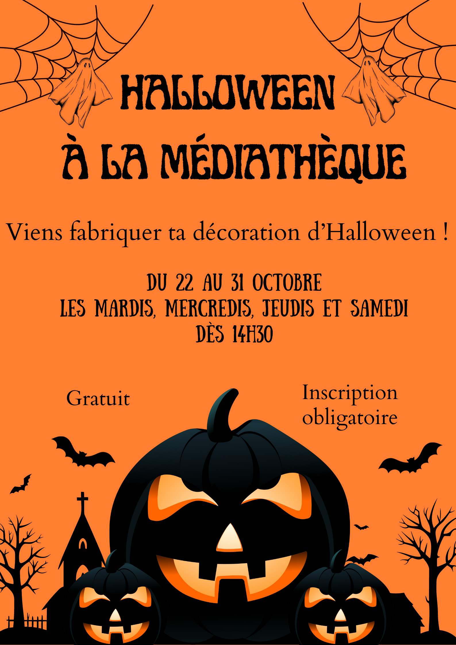 affiche halloween