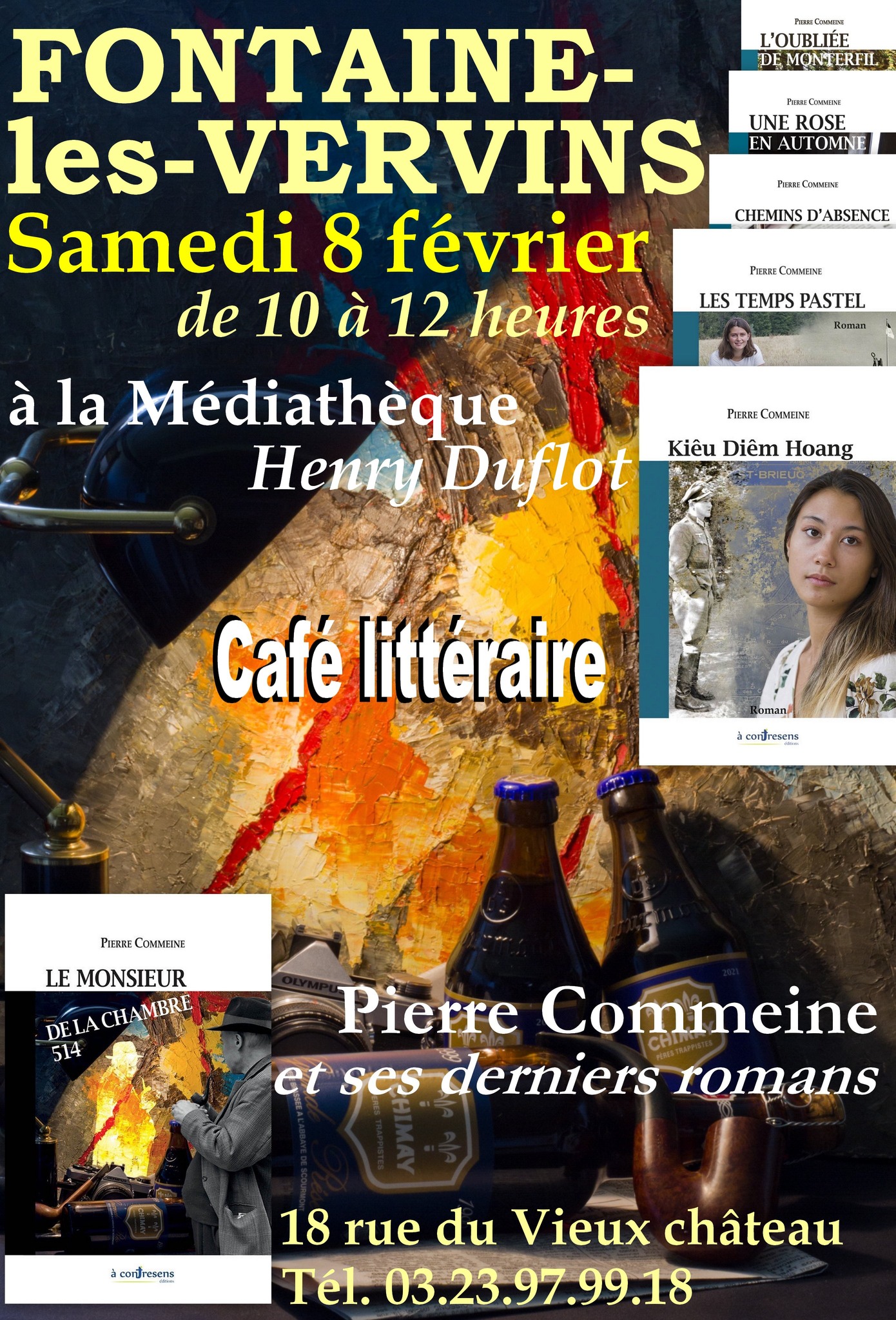 affiche rencontre auteur