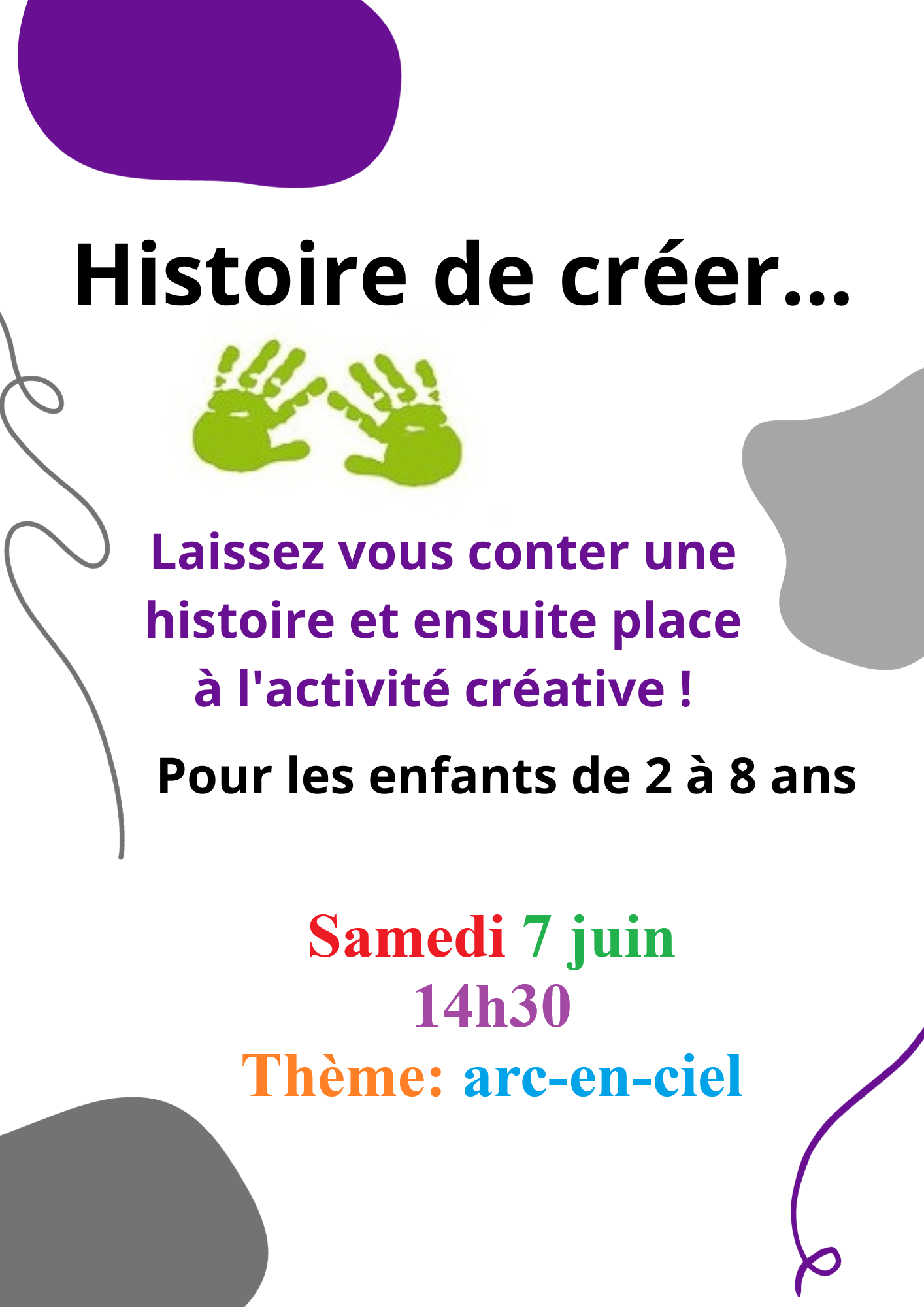 affiche histoire de créer juin 25