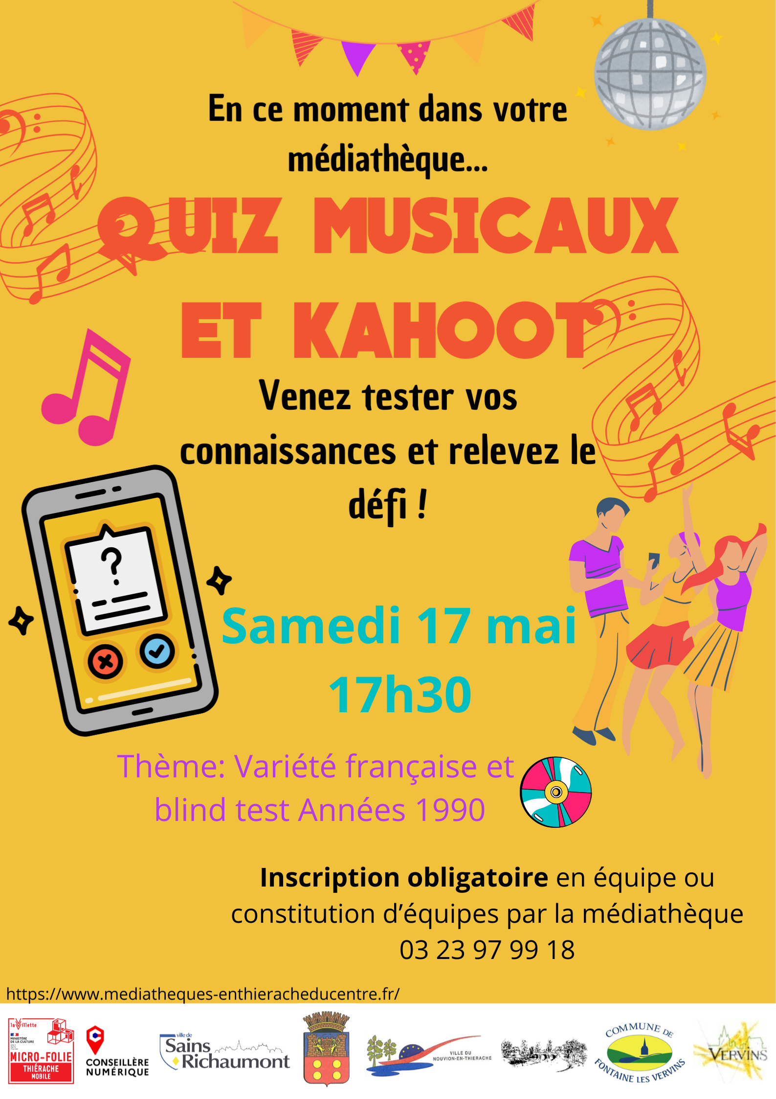 affiche quiz musical