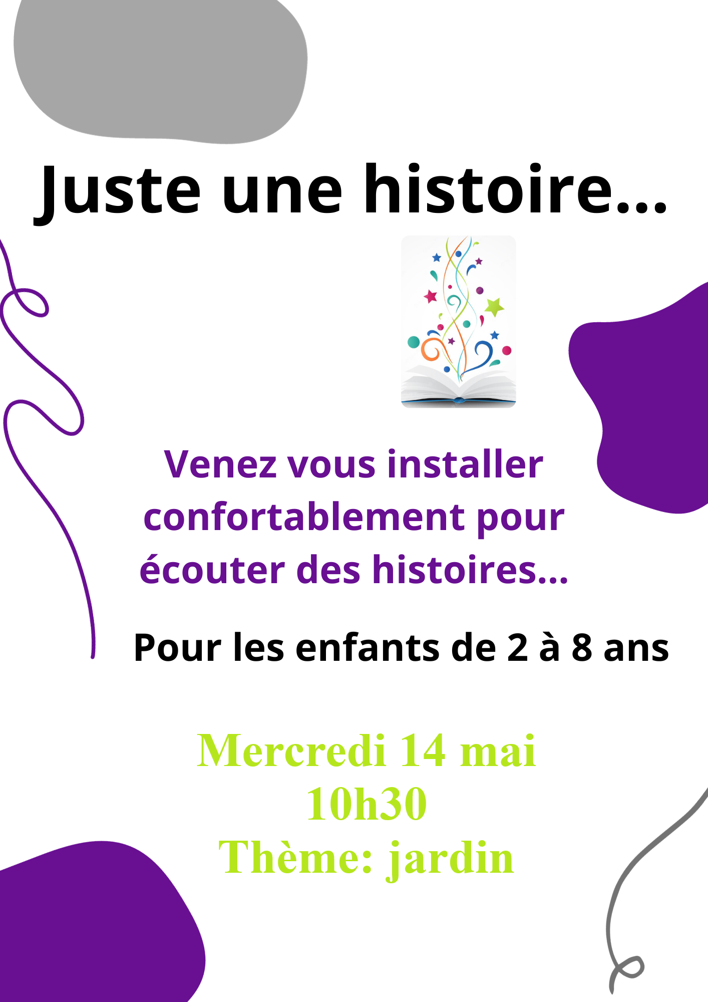 affiche juste une histoire mai 25