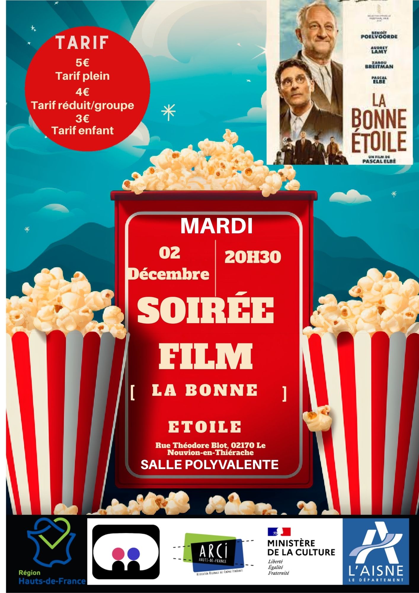 AFFICHE CINEMA DECEMBRE