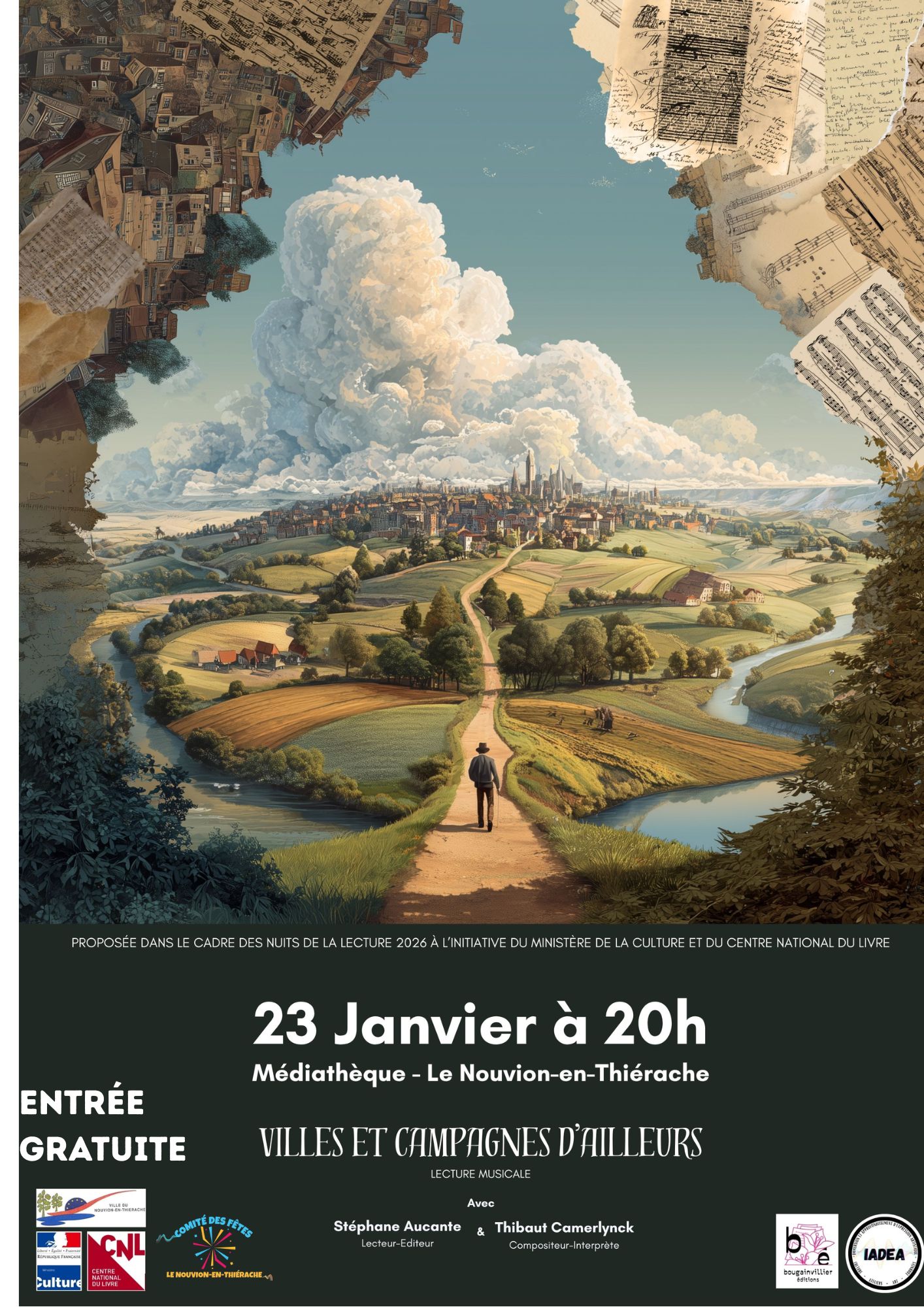 affiche nuits de la lecture 2026