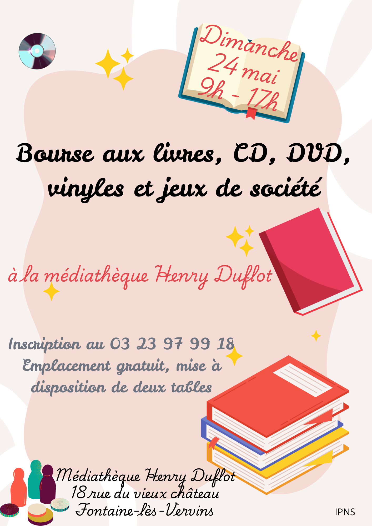 affiche bourse aux livres