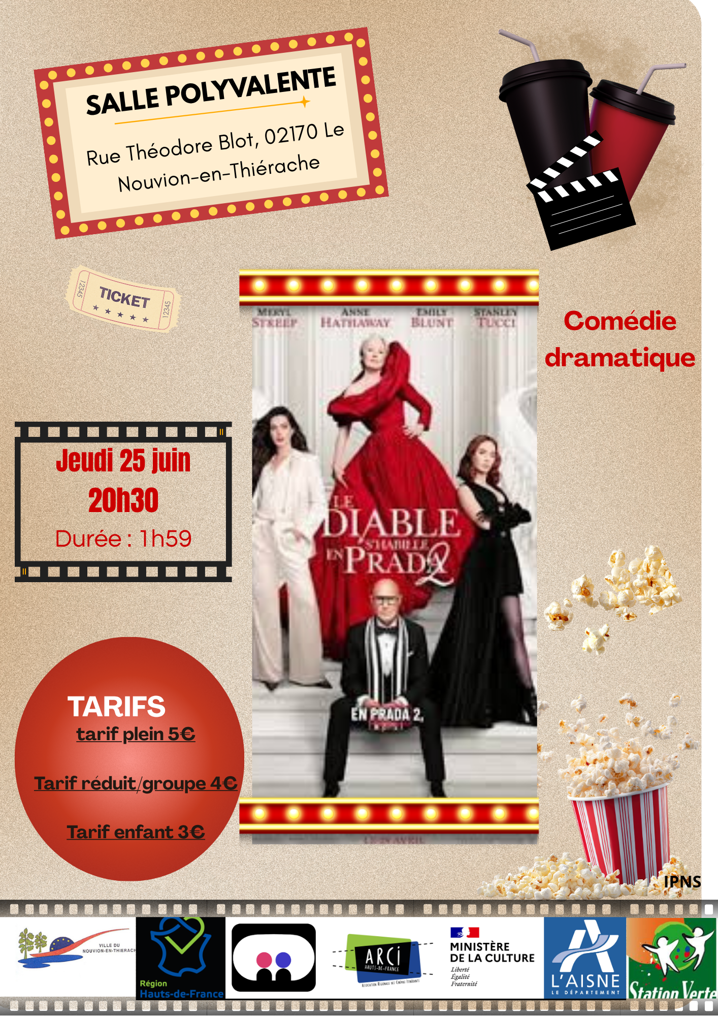 AFFICHE CINEMA JUIN