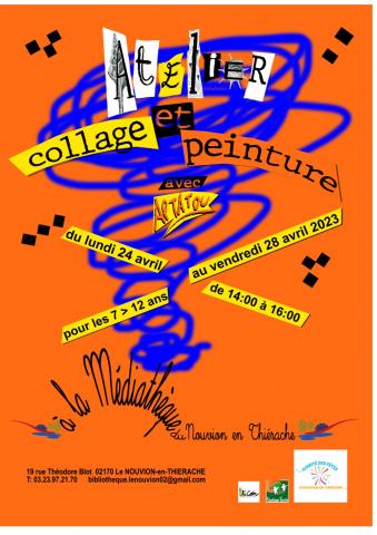 atelier collage et peinture