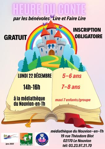 AFFICHE HEURE DU CONTE