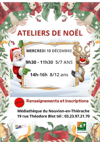 AFFICHE ATELIERS NOEL