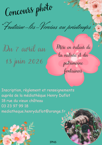 affiche concours photo 2026