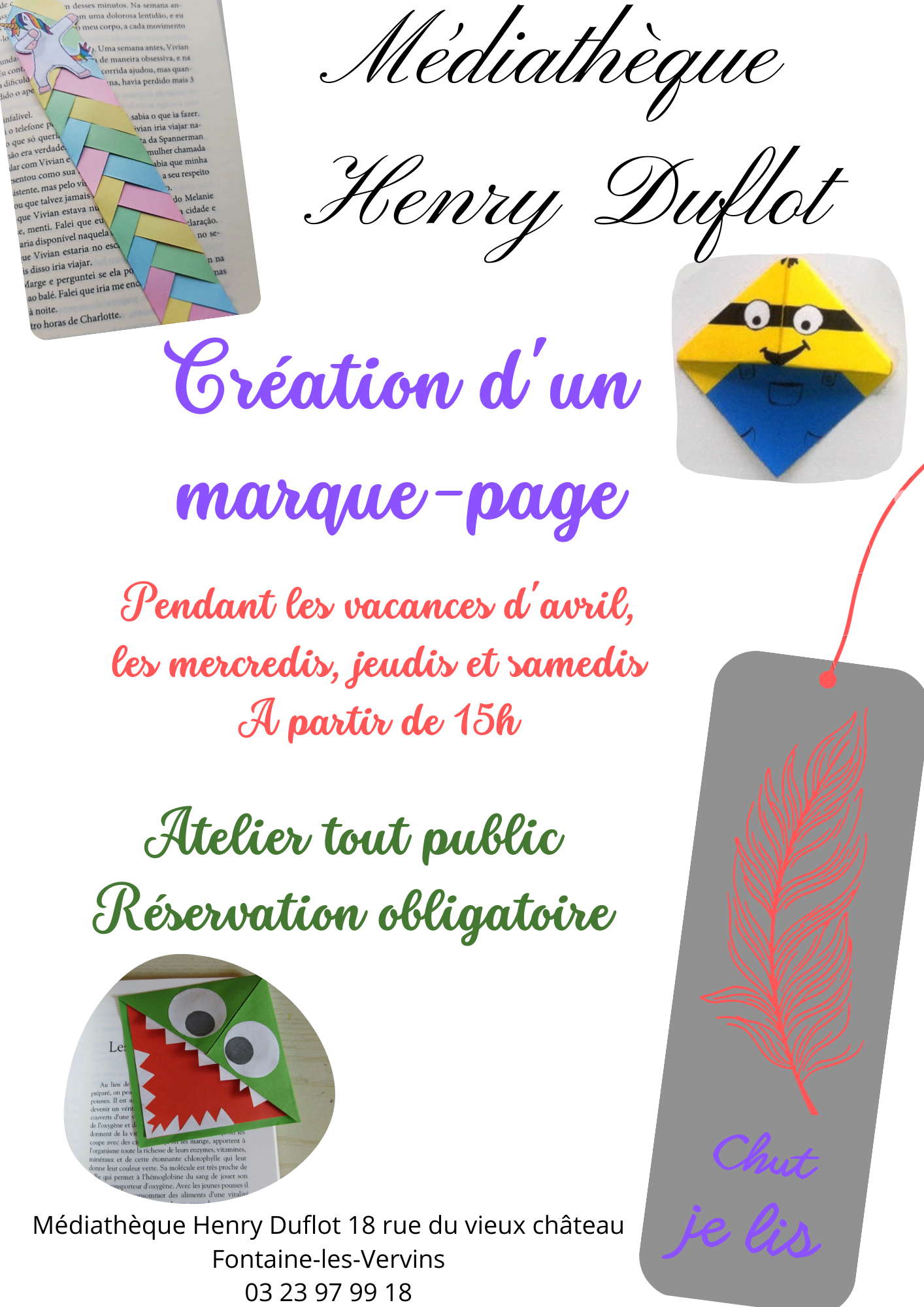 Création marque page